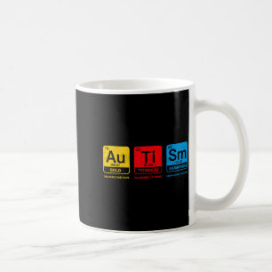 Autism elements au ti sm periodic table autism coffee mug