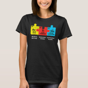 Autism Elements Periodic Table Awareness ASD Men W T-Shirt