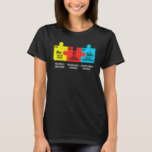 Autism Elements Periodic Table Awareness ASD Men W T-Shirt