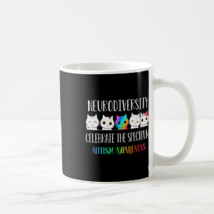 Autism Embrace Neurodiversity Celebrate The Spectr Coffee Mug
