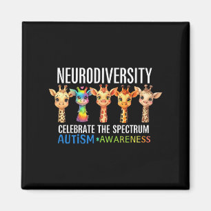 Autism Embrace Neurodiversity Celebrate The Spectr Magnet