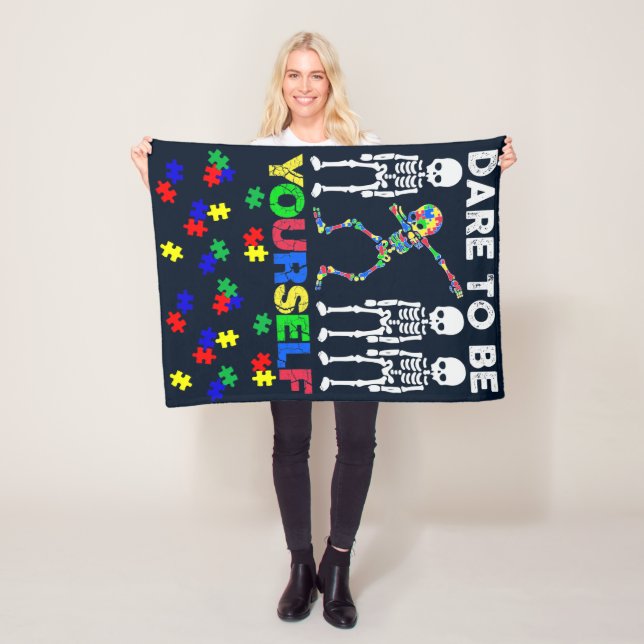 Autism - Fleece Blanket, 30"x40" Blanket (In Situ)