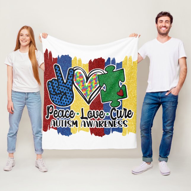 Autism - Fleece Blanket, 50"x60" (In Situ)