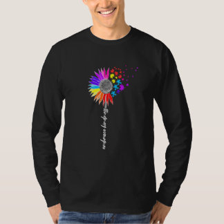 Autism Flower Autism Awareness Autism Moms T-Shirt