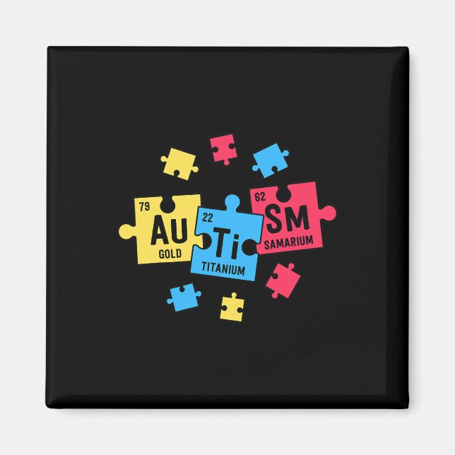 Autism  For Teachers SPED Periodic Table Elements  Magnet (Front)