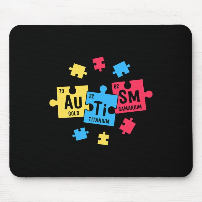 Autism For Teachers Sped Periodic Table Elements  Mouse Mat (Front)