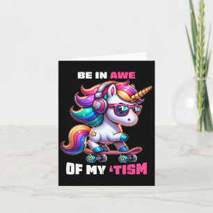 Autism Funny Be In Awe Of My tism Meme Autistic Ki Card