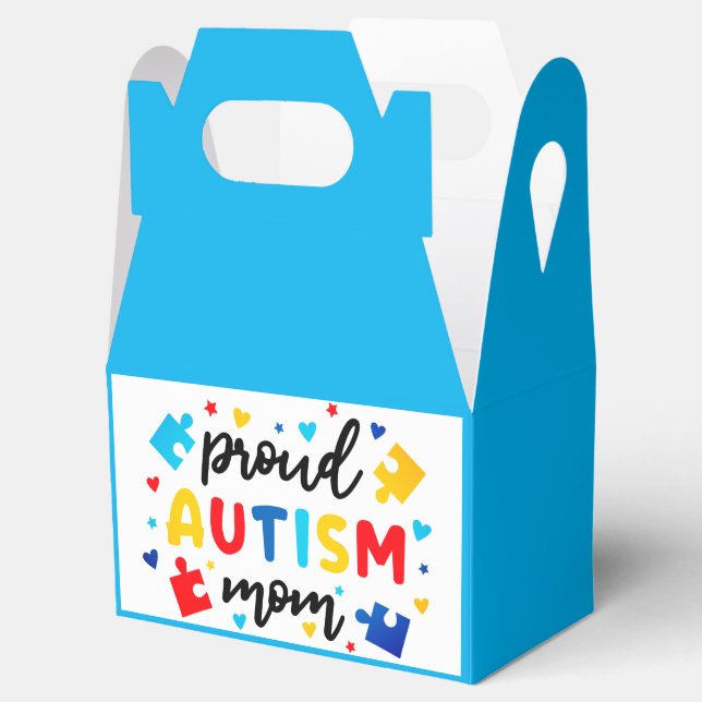Autism -  Gable Favour Box (Opened)