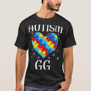 Autism Gg Matching Family Heart Autism Awareness P T-Shirt