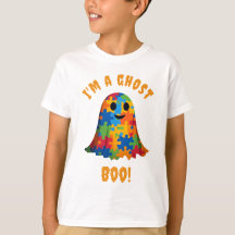 Autism ghost alternative Halloween costume. 