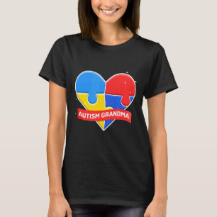 Autism-Gift For Grandma Of Autistic Grandchild Aut T-Shirt