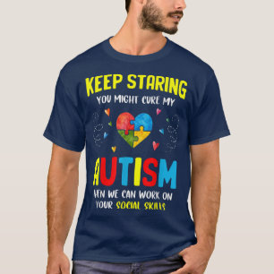 Autism Gifts For Men Women Adult Aspie ADHD Awaren T-Shirt