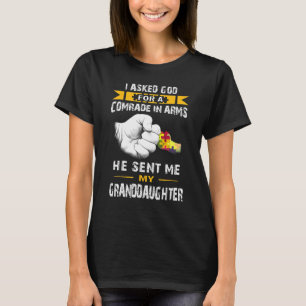 Autism Granddaughter Autism Awareness Men Women Gr T-Shirt