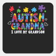 Autism Grandma, I Love My Grandson Funny Autism