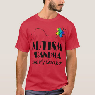 Autism Grandma I Love My Grandson T-Shirt