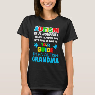 Autism Grandma Neurodivergent Spread Support Aware T-Shirt