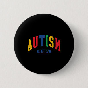 Autism Grandpa Autism Awareness Family Matching Fo 6 Cm Round Badge