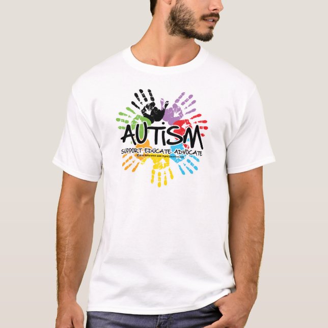 Autism Handprint T-Shirt (Front)