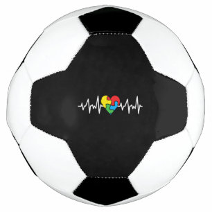 Autism Heart Beat Autism Awareness Day Football