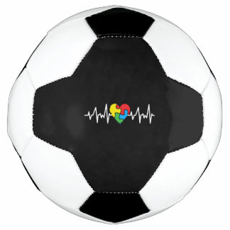 Autism Heart Beat Autism Awareness Day Football
