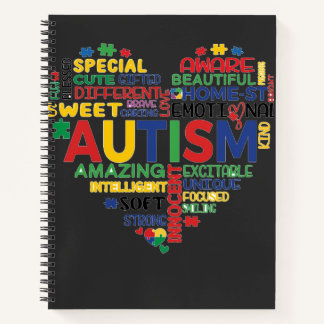 autism heart notebook
