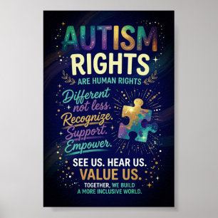 Autism Human Rights Poster