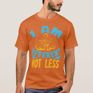 Autism I Am Different Not Less 80s retro T-Shirt