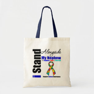 Autism I Stand Alongside My Nephew Tote Bag