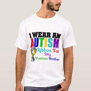 Autism I Wear Ribbon For My Precious Brother T-Shirt