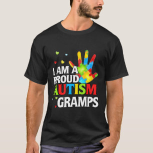 Autism-Im A Proud Autism Gramps-Autism Awareness T-Shirt