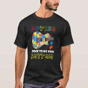 Autism In Rock To My Own Rhythm Guitar Boys Girls T-Shirt