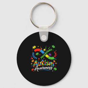 Autism infinity neurodiversity accept understand key ring