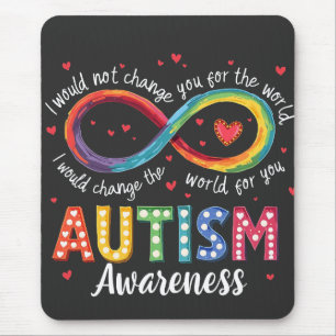 Autism Infinity Symbol Autism Awareness Month  Mouse Mat
