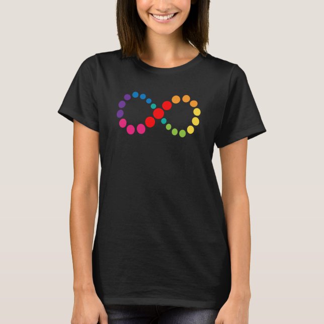 Autism Infinity Symbol T-Shirt (Front)