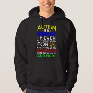 Autism Is A Journey I Never Planned Or Asked For B Hoodie