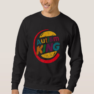 Autism Is My King My Superpower Awareness Support Sweatshirt