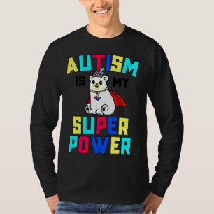 Autism Is My Superpower Kids Awareness Super Power T-Shirt