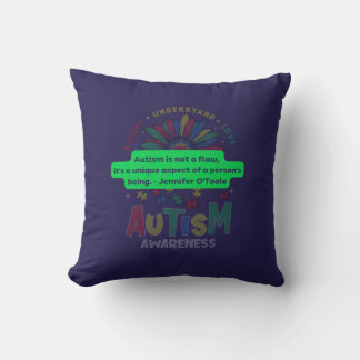 Autism is not a Flaw........  Cushion