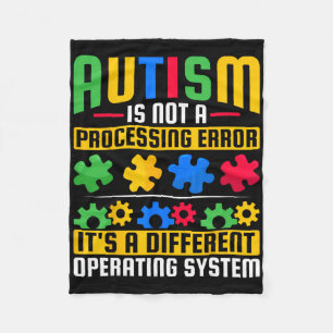 Autism Is Not A Problem To Be Solved - Autism Awar Fleece Blanket