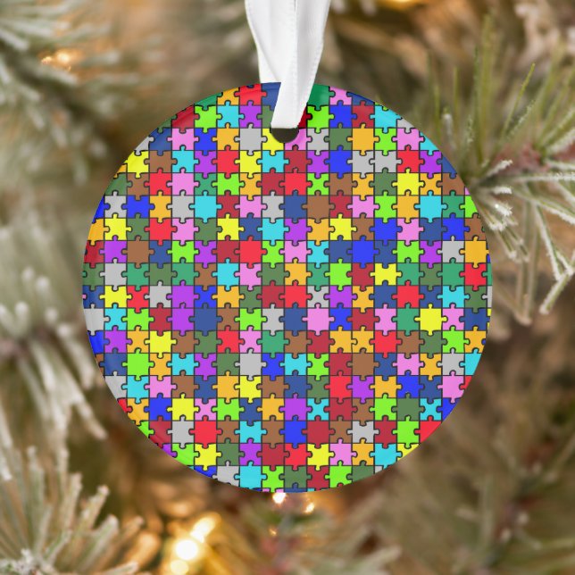 Autism jigsaw ornament (Tree)