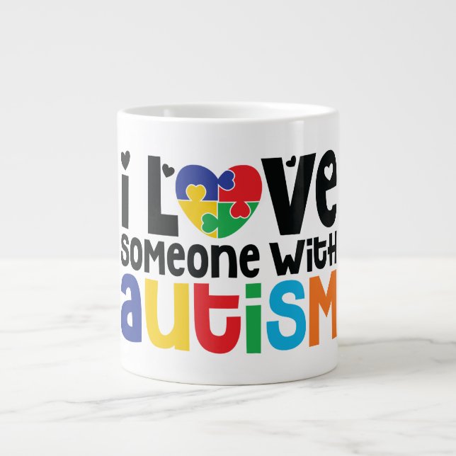 Autism Jumbo Mug (Front)