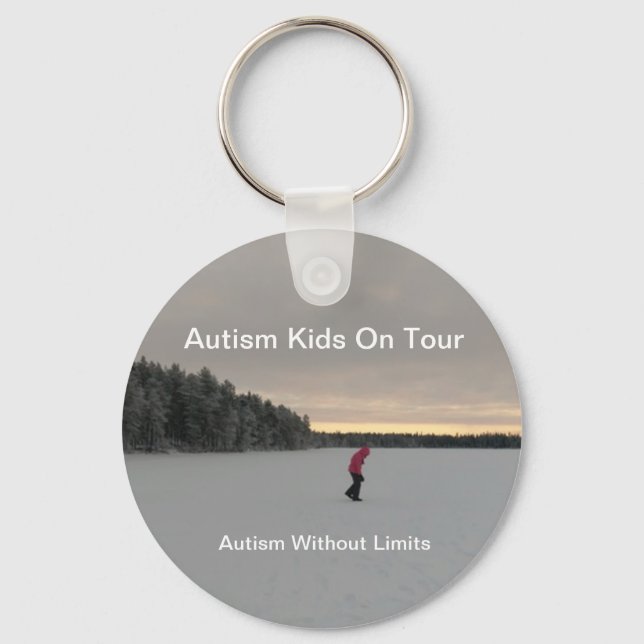 Autism Kids On Tour Key-ring Key Ring (Front)