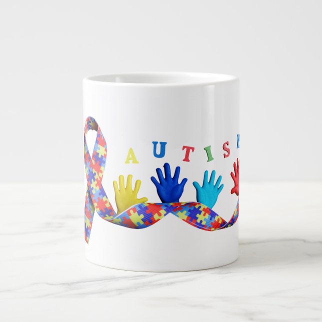 Autism Large Coffee Mug (Front)