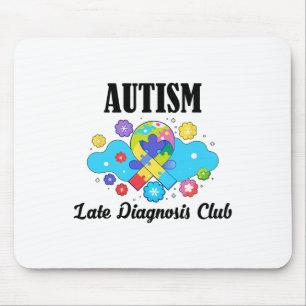Autism Late Diagnosis Club - Autism Awareness 1 Mouse Mat