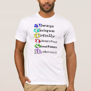 AUTISM letter meaning T-Shirt