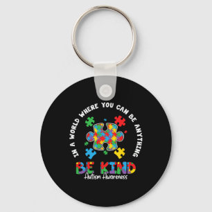 Autism Love Accept Support Autistic Autism Awarene Key Ring