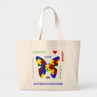 Autism Love and Support Tote
