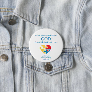 Autism Love Awareness button