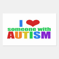 Autism Love Rainbow Family Support Colourful Cute