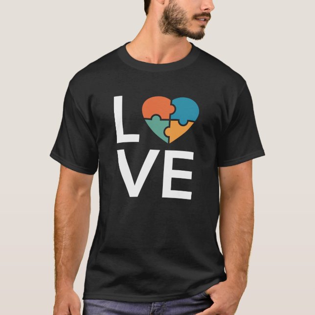 Autism Love T-Shirt (Front)